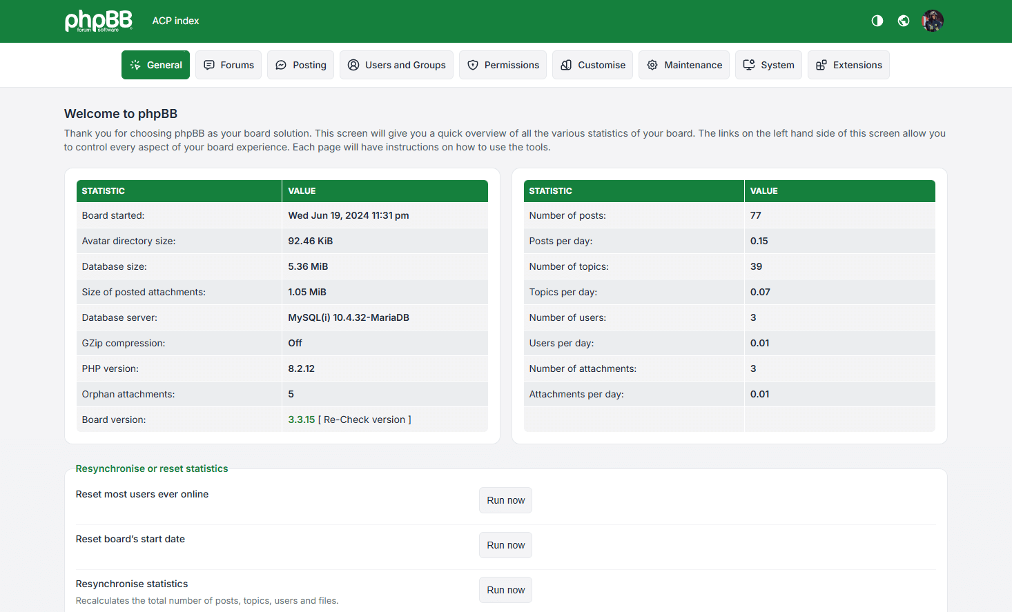 Theme colors example