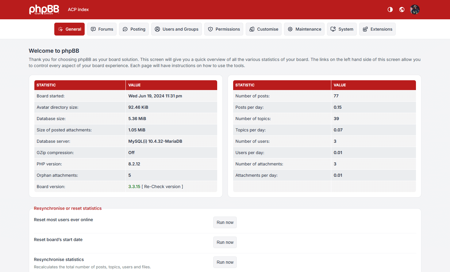 Theme colors example