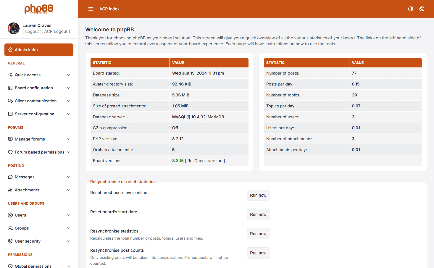 Theme colors example
