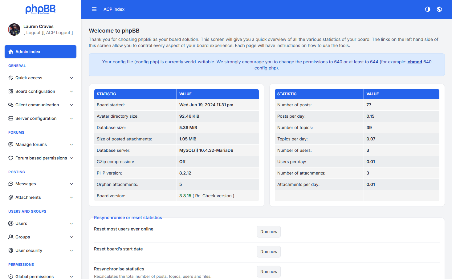 Sidebar mode example