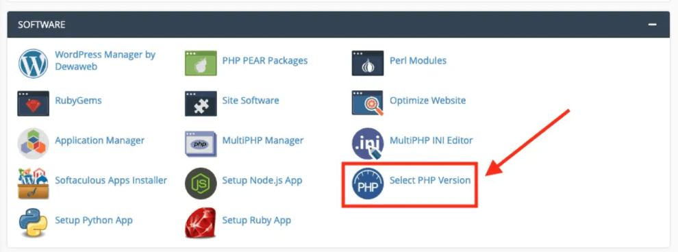 php version cpanel