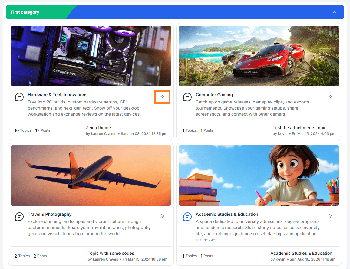 Grid feed image grid example